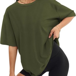 Women's Asymmetrical Wrap Skirts High Waisted Slit Hem Skort Shorts