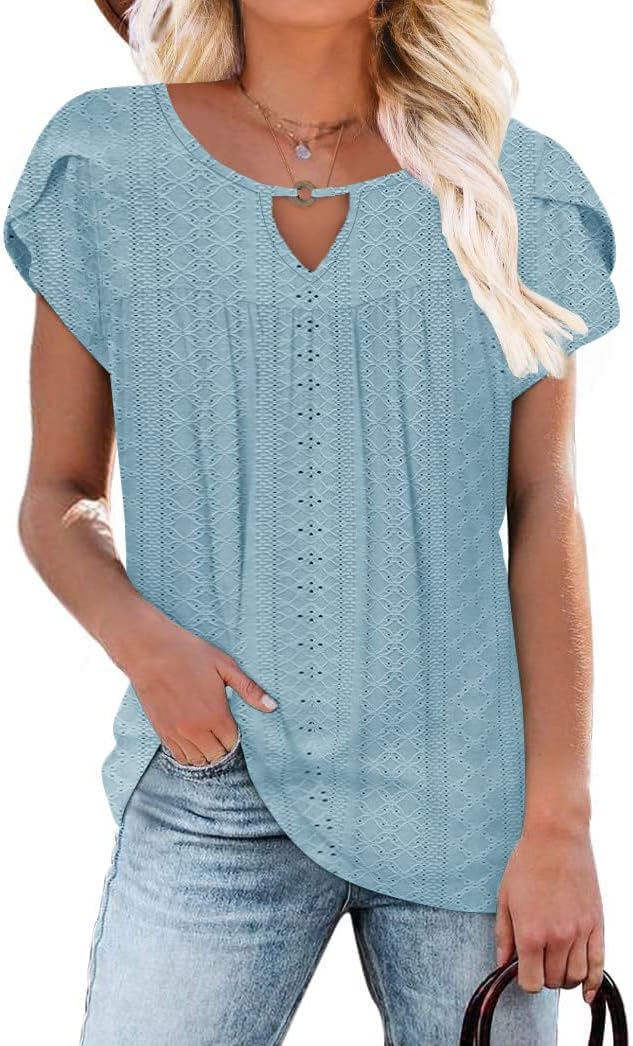 T Shirts Short Sleeve V Neck Tees Womens Fashion Tops Trendy Lightweight Soft 2026 Casual Summer Spring Outfits