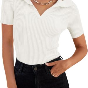 Pull On Capri Pants for Women with Pockets Elastic Waist Cropped Pants